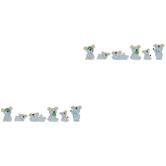 Hytrove Miniature Figurine Resin Small Figurine Family present Shelf Placement 12Pcs 1.4X0.6In