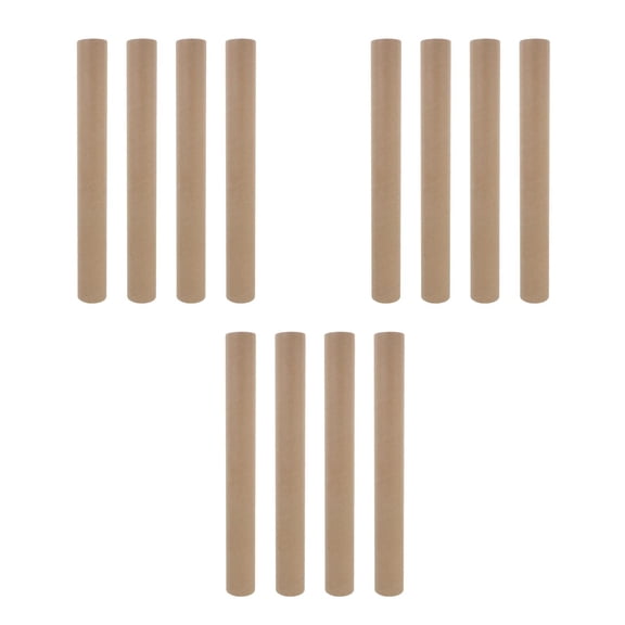 SOPOTUTU Sopotutu Reusable Brown Cardboard Mailing Tubes for Storage Round Design