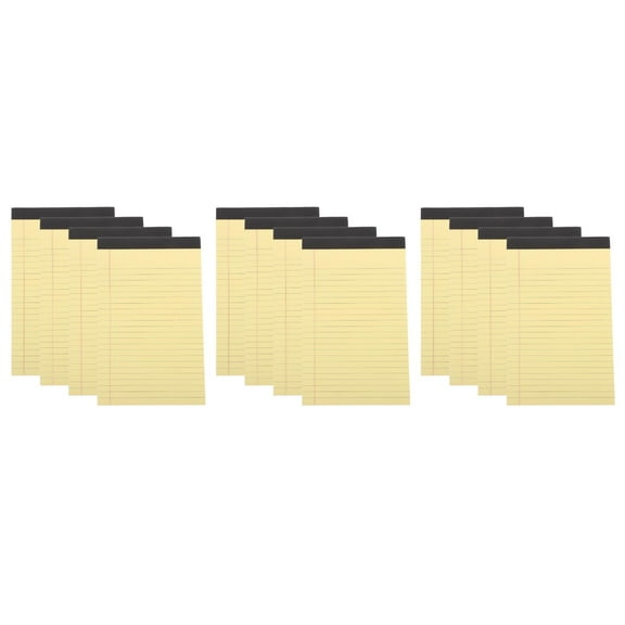 Hemoton 12 pcs Tearable Notepad Horizontal Line Memo Notepad Household Planner Teacher Lesson Planner Undated Daily Planner Small Notepad (A5)