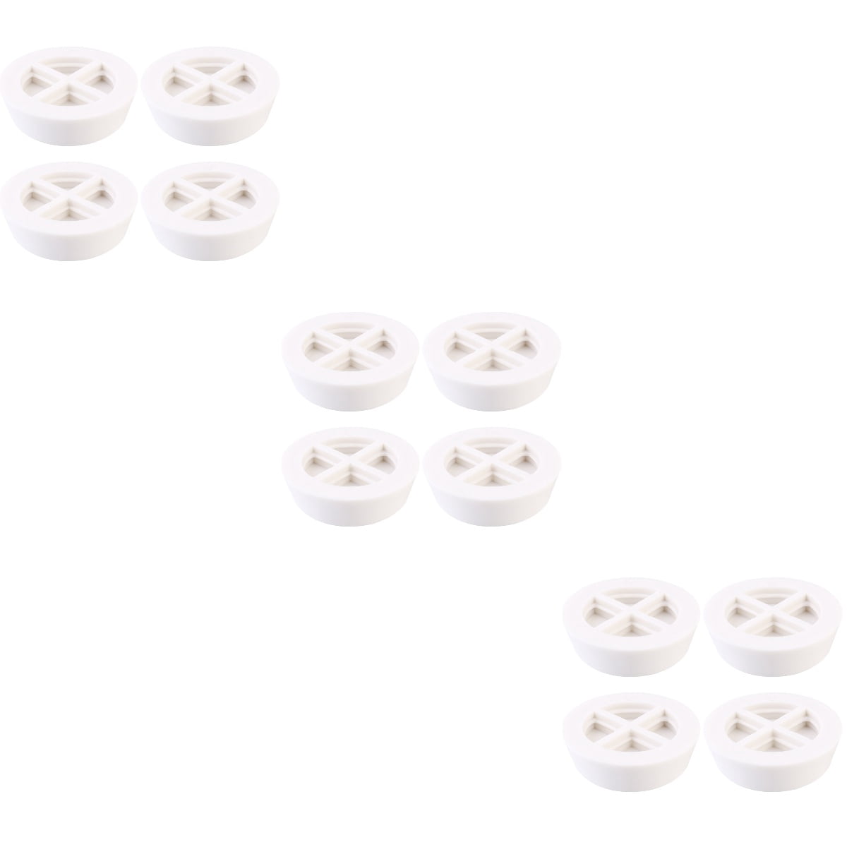 SOPOTUTU Tpr Washer Pad Non-Slip Floor Protector for Washer Sound Insulation 12Pcs