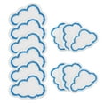 thumbnail image 1 of HEMOTON 12pcs Cute Cloud Shape Iron On Embroidery Patches Cartoon Appliques for Jeans Jackets Backpacks Hats Clothing Decoration, 1 of 8