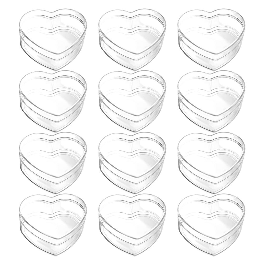 Hemoton 12pcs Heart Shape Candy Containers Party Favor Packing Boxes ...
