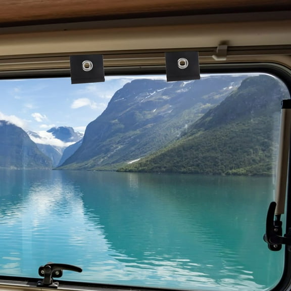 Hemoton 12pcs RV Awning Clamp Awning Rail Fittings fr Awning Installation Tools Awning Piping Awning Rail Accessories for Caravans RVs