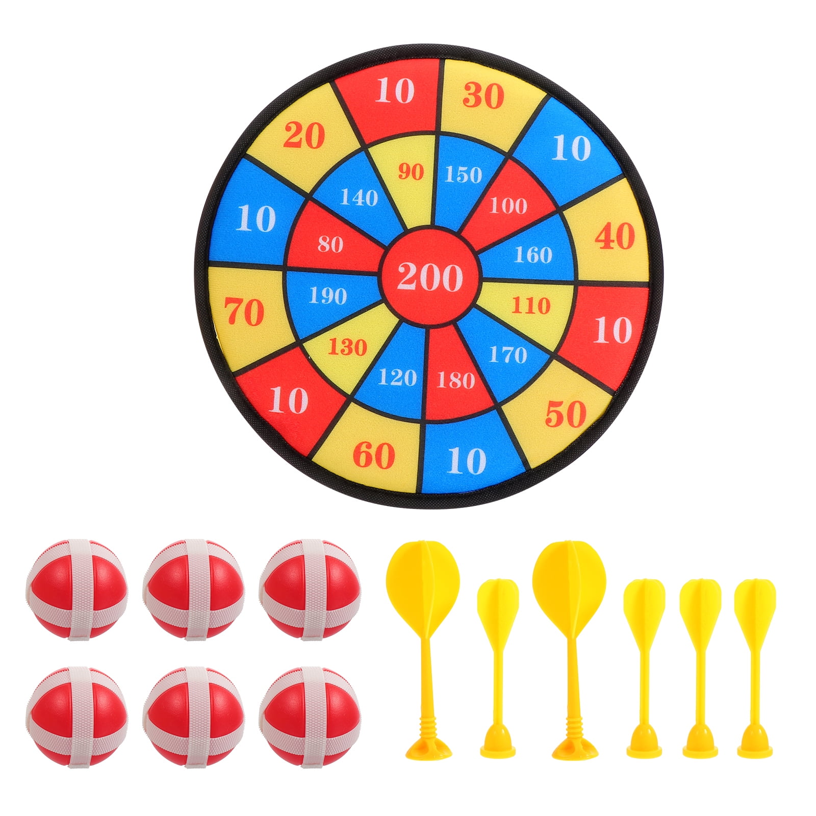 Hemoton 13Pcs Kids Funny Throwing Darts Toys Chic Sticky Balls Darts