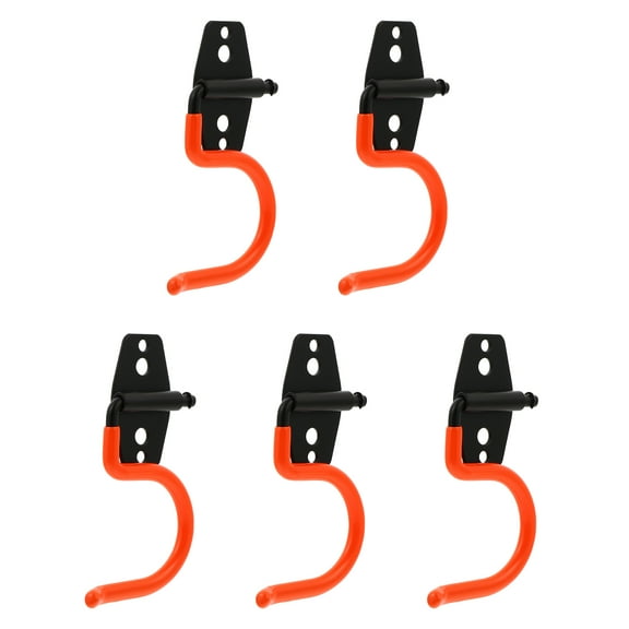 Hemoton 15 pcs  Garage Storage Hooks Tool Holder Wall Mounted Hanging Hooks Hangers