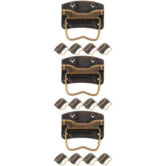 Hemoton 15 pcs Vintage Box Lifting Handle Wooden Box Handle Vintage Wooden Case Handles