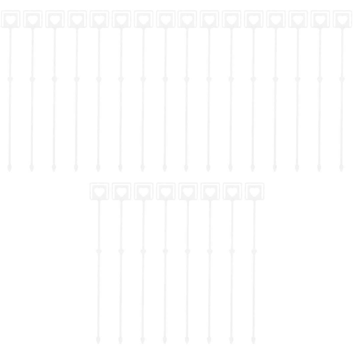 RENACLIPY Memo Clip Transparent, Easy to Use, Firm Stand, Ideal for Party Decor, 150Pcs