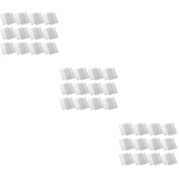 Hemoton 150 Pcs Game Cards Protectors Double-sided Transparent Cards Covers PVC Game Cards Covers