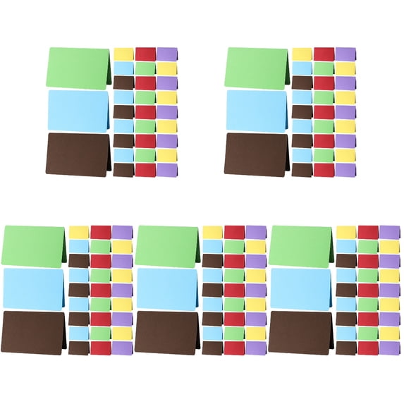 EXHUMKY Exhumky Assorted Color Special Paper Blank Cards for Decor and Invitations 150Pcs