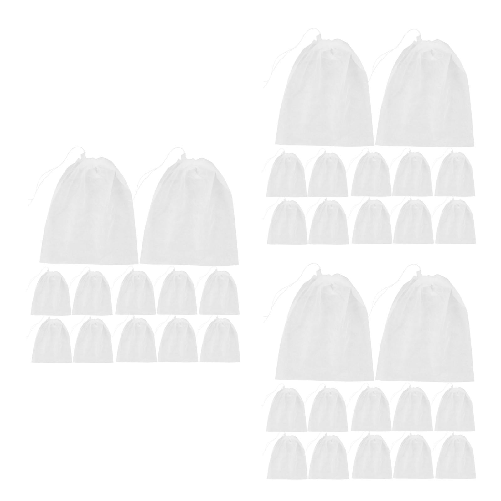 Hemoton 150-Pack Clear Transparent Shoe Bags for Travel and Storage, Reusable Shoe Organizers and Pouches for Luggage, Closet