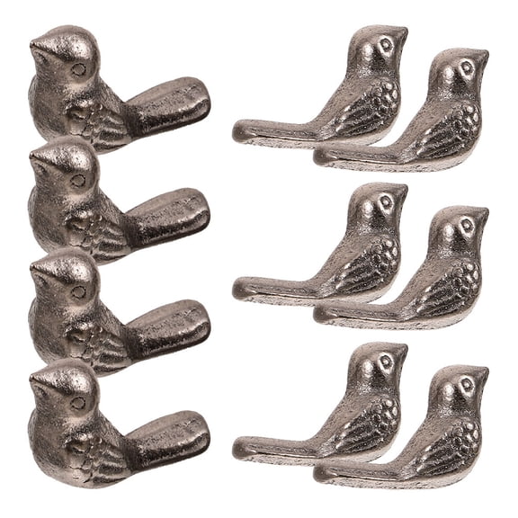 YOSADIER 15Pcs Bird Statues Decoration Iron Garden Display Outdoor Space For Decor Enthusiasts