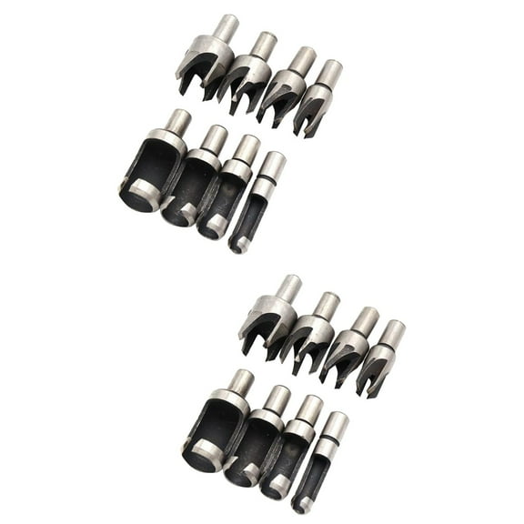 RENACLIPY 16-Piece Professional Carbon Steel Wood Plug Cutter Set for Woodworking, Carpentry, and Projects