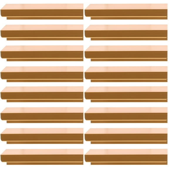 Hemoton 16 pcs Cabinet Handles Invisible Drawer Finger Edge Tab Pull Handles Kitchen Cabinet Handles