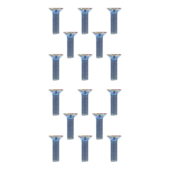 Hemoton 16 pcs Round Head Automotive Steering Wheel Screw Bolts for Vehicle Interior Accessories Replacement Metal Screws Fixing Screws M5X0.8