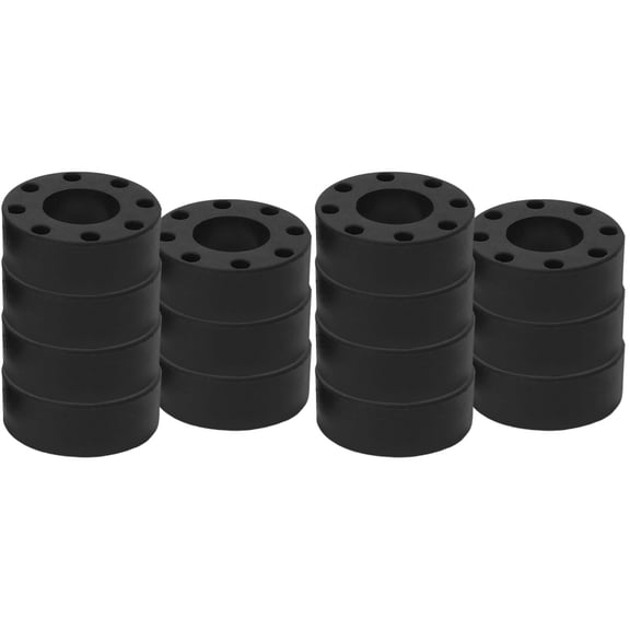 EXHUMKY Table Foosball Bumpers, Set of 16 Black Flexible Rubber Pieces for Smooth and Foosball Rod Movements