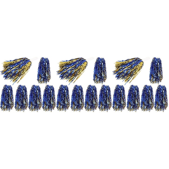 RENACLIPY Handheld Cheer Poms Smooth Handle Eye-Catching for Playing 18Pcs