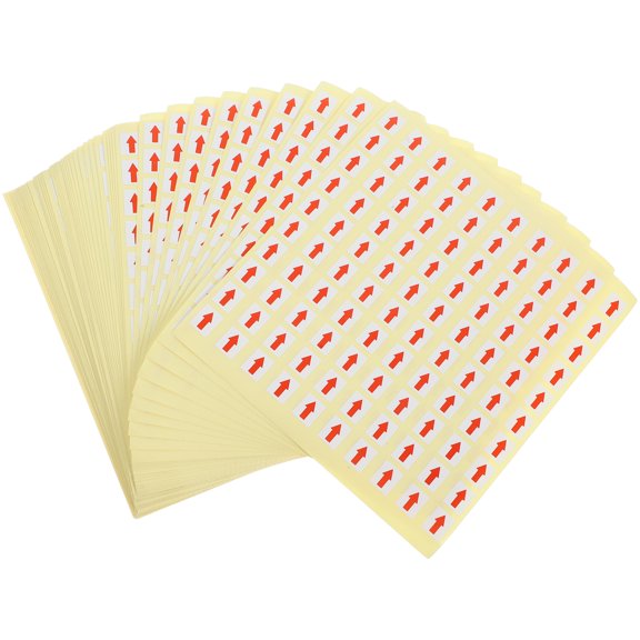 Hemoton 180 Sheets  Arrow Stickers Indicator Tags Adhesive Arrow Labels Stickers