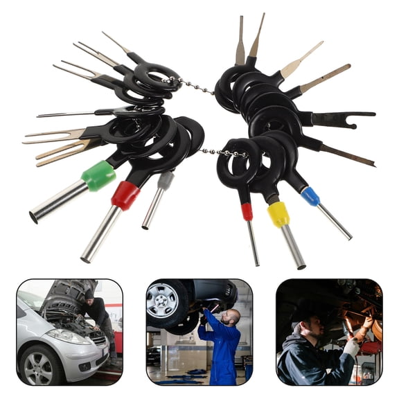 YOSADIER 18Pcs Connector Pin Removal Tool Kit for Car Electrical Terminal Connector Extractor
