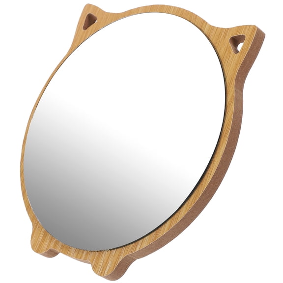 Phenofice Bedroom Tabletop Mirror Makeup Mirror Khaki 1PC