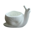 thumbnail image 1 of WEAVILUX White Ceramic Flower Pot for Garden, Balcony, Indoor and Outdoor Use - 1 Piece, 1 of 5