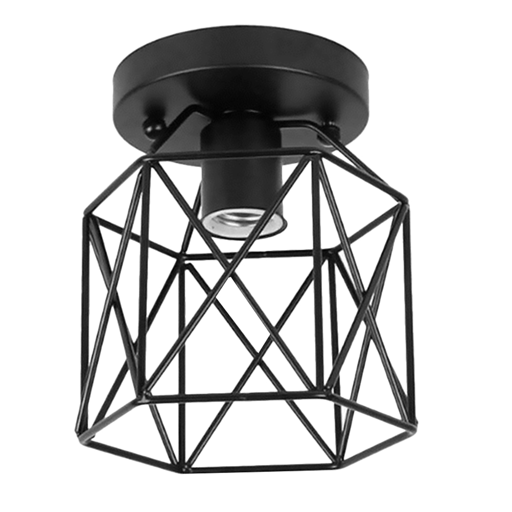 Hemoton 1pc Iron Art Ceiling Lamp Decorative Indoor Ceiling Lamp Unique Aisle Lamp