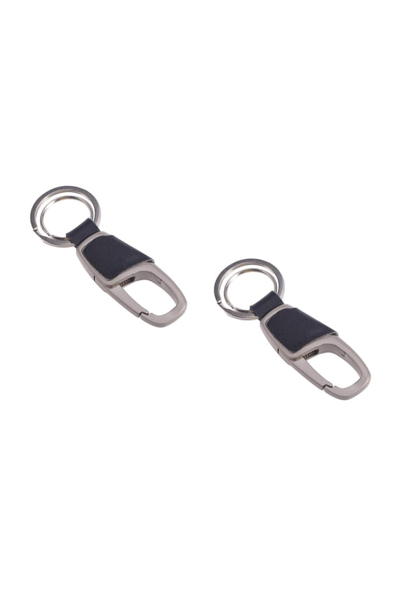 2-Pack Men's Stylish Lanyard Keychain Set with Texture and Sleek Design for Everyday Use