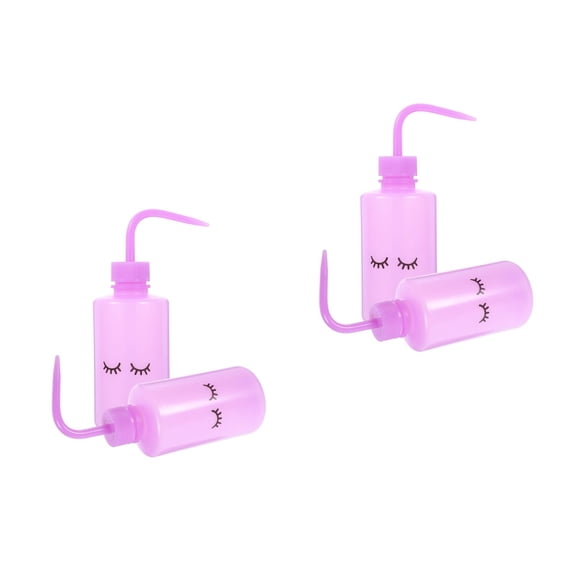 Hemoton 2 Count Pipette Squeeze Bottles Eyelash Cleaning Travel