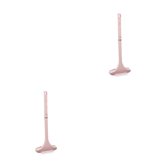 Hemoton 2 PCS Kit Easy-to-use Window Squeegee Convenient Window Cleaner 54x21cm Pink