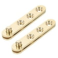 thumbnail image 1 of Hemoton 2 Pairs 360 Degree Door Pivot Hinges Copper Rotation Hidden Door Shaft Pivot Hinges Invisible Pivot Door Hardware With Fixing Screws For Secret Door Bookshelf, 1 of 8
