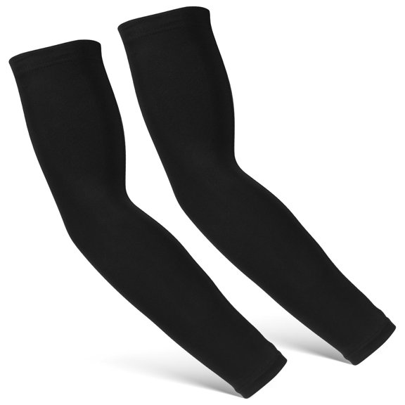 Black Protective Arm Guards Made of Nylon and Polyurethane for Outdoor Use 2 Pcs