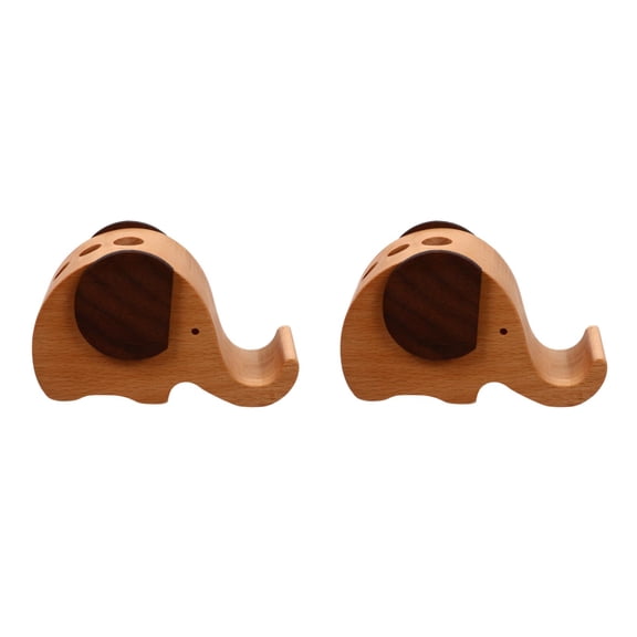 Hemoton  2 Pcs Cellphone Stand for Desk Elephant Pen Holder with Strong Support