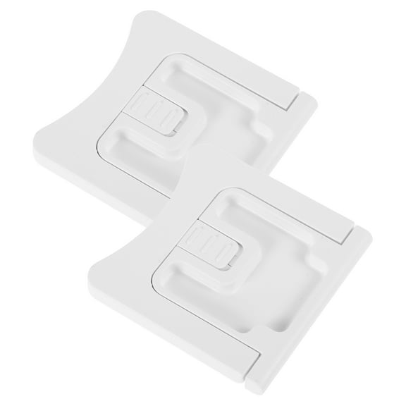 Hemoton 2 Pcs Child Safety Lock Baby 5.50X5.40X0.60CM White