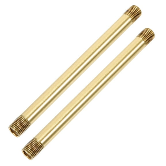 Hemoton 2 Pcs Connecting Lamp Hardware Downrod Lighting Fixture Golden