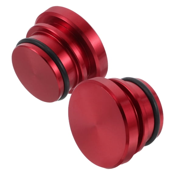 Hemoton 2 Pcs Dashboard Accessories Lighter Plug Cover Man Red