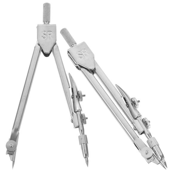 Hemoton  2 Pcs Drafting Compass Professional Drawing Tool Student Junior High School