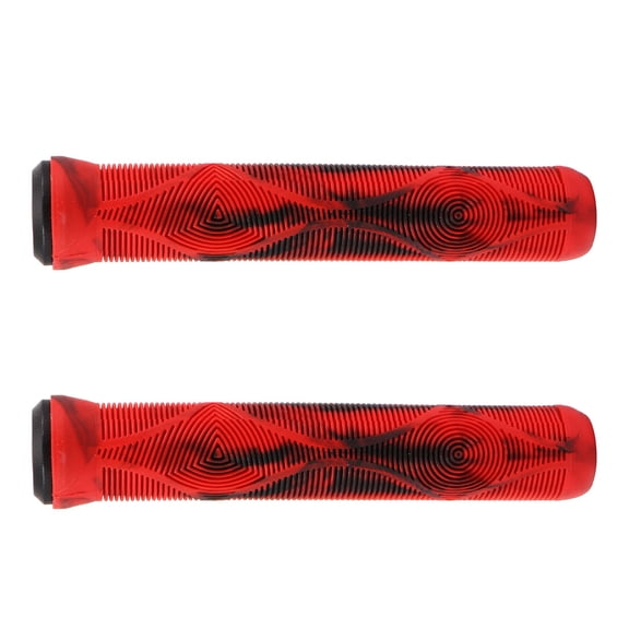 HEMOTON Silicone Gel Bike Handlebar Grips for Mountain Road Folding Bikes with Antiskid Design Red
