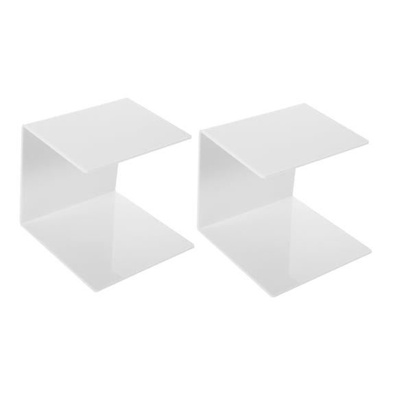 Hemoton 2 Pcs Lash Extension Organizer and Storage Supplies Stand White