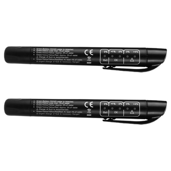 YOSADIER 2Pcs Brake Oil Tester Pen for Car Use Featuring Accurate or and Clear Visual Results