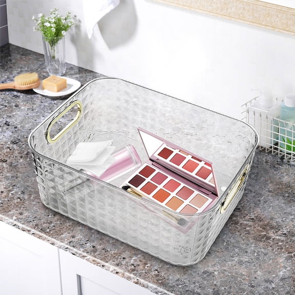 Hemoton  2 Pcs Multi-use Organizer Bins Clutter Storage Box