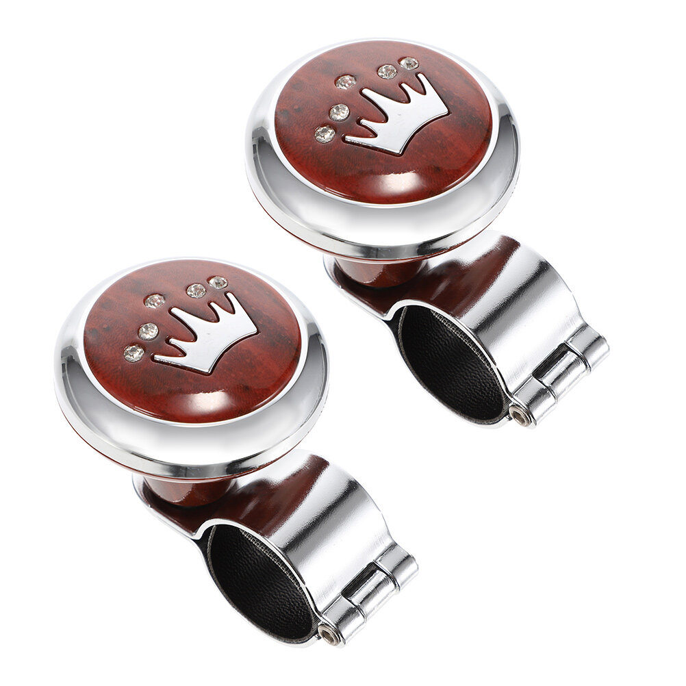 Hemoton 2 Pcs Practical Steering Wheel Spinners Knob Knob Car Vehicle