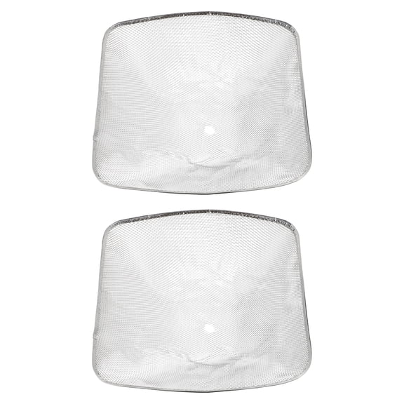 Hemoton  2 Pcs Range Hood Filter Skimmer Splatter Compatible Oven Silver