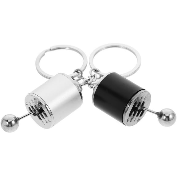 Hemoton  2 Pcs Vintage Keyrings Keychain for Car Keys Part Model Man