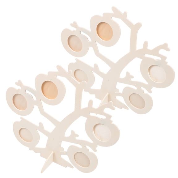 Hemoton 2 Sets DIY Photo Frame Apples Tree Design Proper Size Child