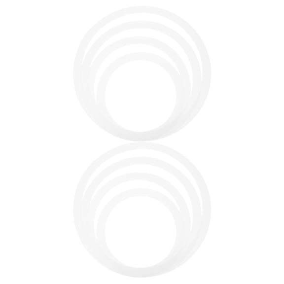 Hemoton 2 Sets Simple Practical Drum Snare Using Mute Circle Drum Instrument Mute Ring