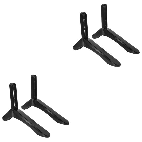 Hemoton 2-Pack TV Base Stand Stable Television Support Pedestal Replacement for Household Flat Screen TVs