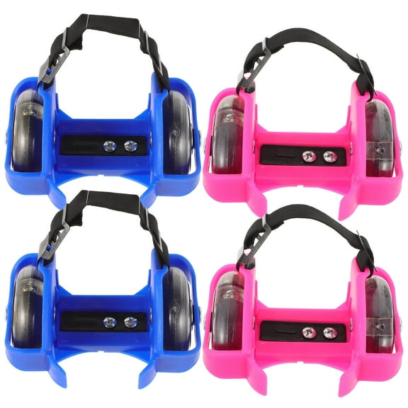 DEEPCRAFF Beginner Design Roller Skates 2 Pairs 4.7 In