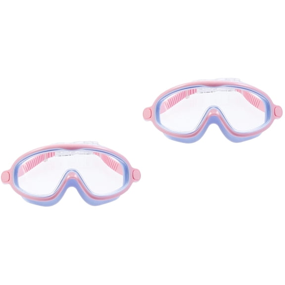 Hemoton 2 pcs  Impact-resistant Kids Goggles Diving Goggles Creative Waterproof Goggles