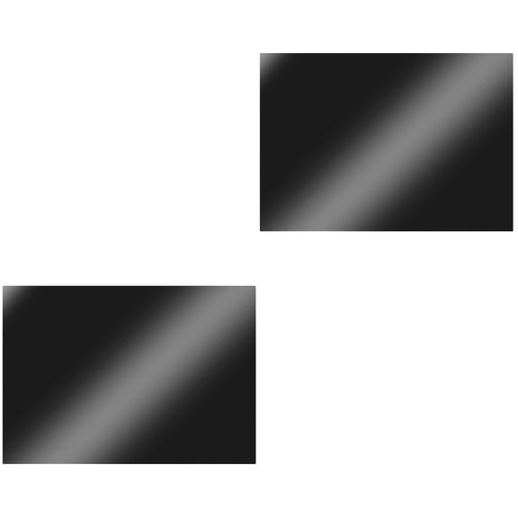 Hemoton 2 pcs Notebook Privacy Protective Film Creative Computer Screen Protector Black