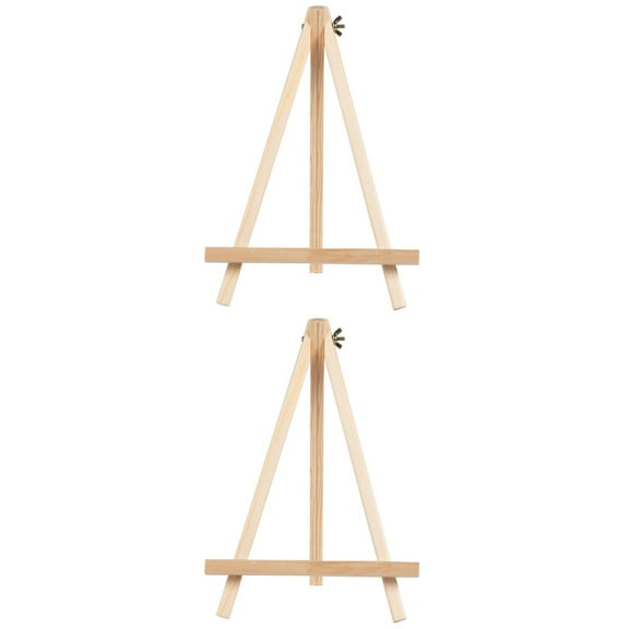 Hemoton 2 pcs Painting Easel Wooden Mini Easel Frame Tripod Display Painting Stand