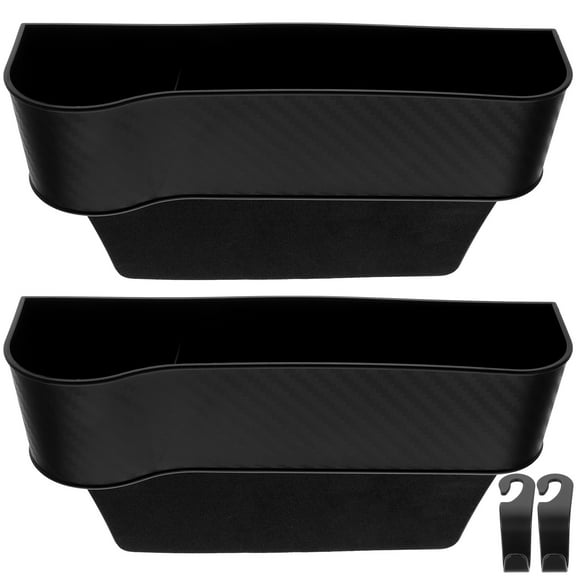 Hemoton 2 pcs Seat Gap Storage Boxes Car Seat Gap Filler Organizer Car Seat Organizer with Cup Holder